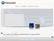 Tablet Screenshot of fittmobil.hu
